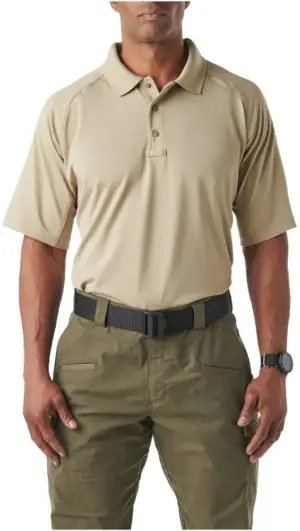 Camiseta Polo 5.11 Tactical Performance 71049-160 Silver Tan - Masculina