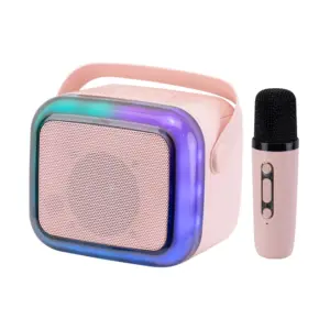 ECOPOWER SPEAKER EP-2334 7W/BT/USB/B/SD/AUX/KARAOKE/MICROFONO ROSA