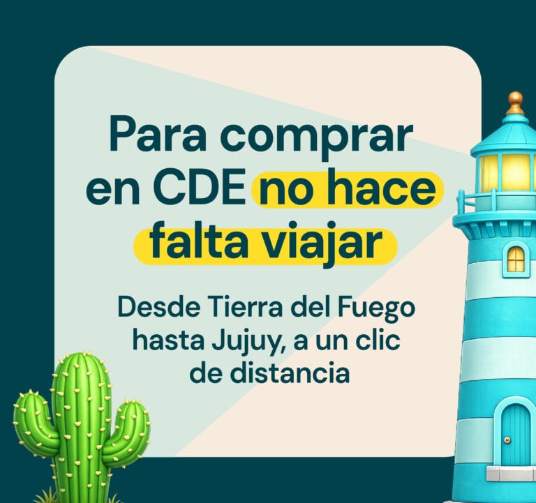 para comprar en cde no hace falta viajar