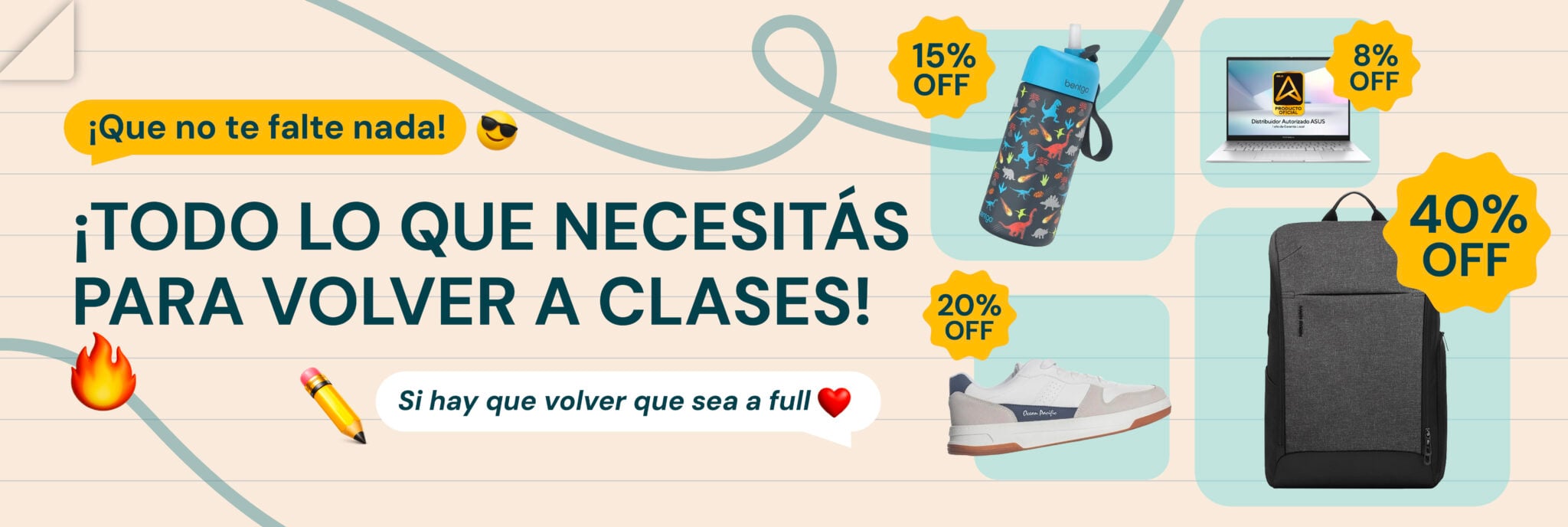ofertas vuelta a clases