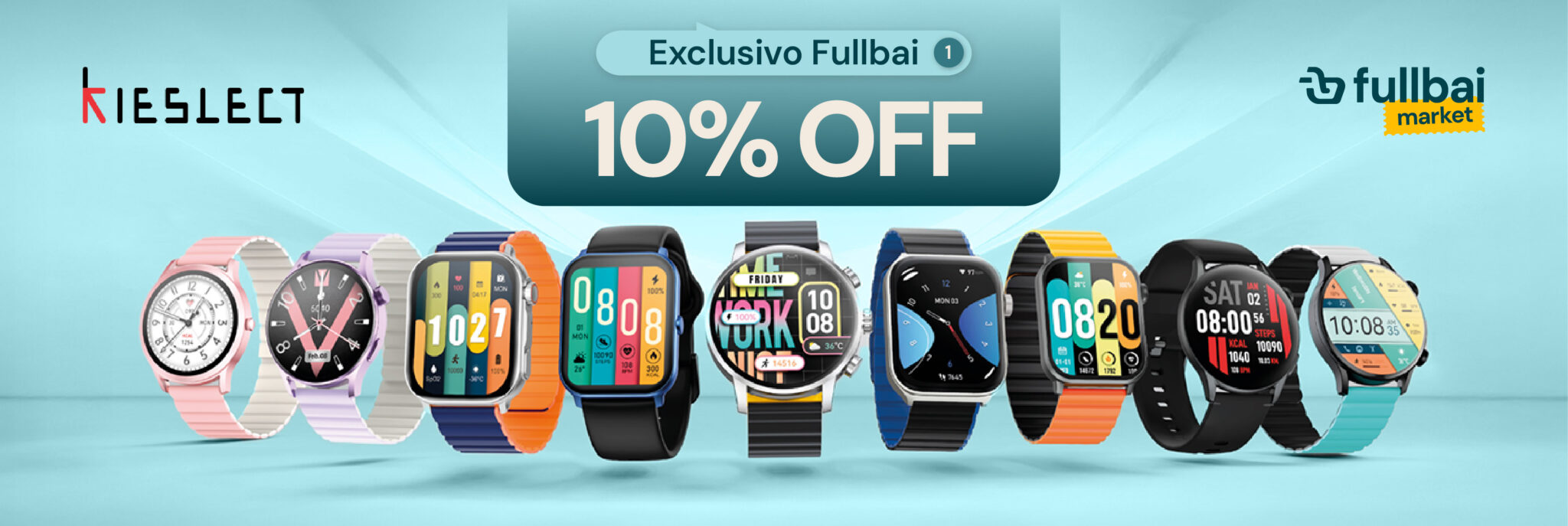 Smartwatches descuento exclusivo fullbai 10% off